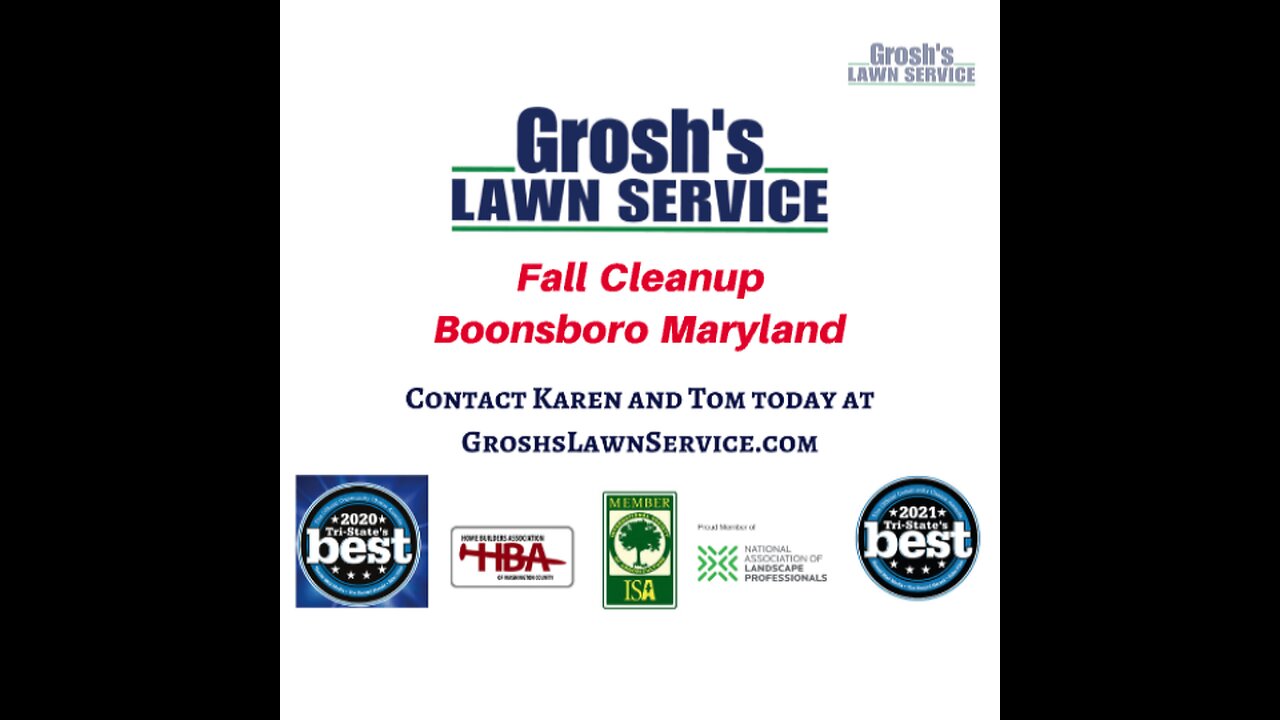 Fall Cleanup Boonsboro Maryland Landscape Company