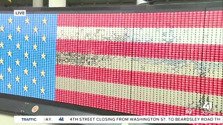 Memorial wall honors fallen veterans at Kansas Speedway