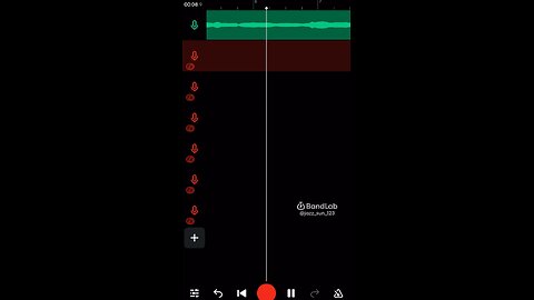 Making another hook on BandLab with iPhone headphones