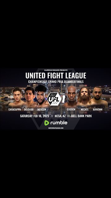 UFL 1 - CHAMPIONSHIP GRAND PRIX QUARTERFINALS | United Fight League