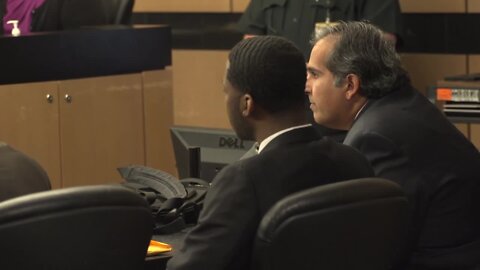 Euri Jenkins listens in court as guilty verdict read