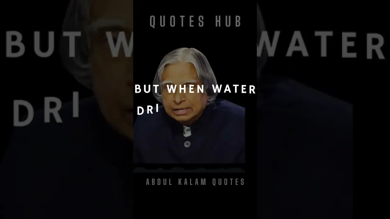 One of the Most Inspiring Quotes from APJ Abdul Kalam || #quotes || #shorts