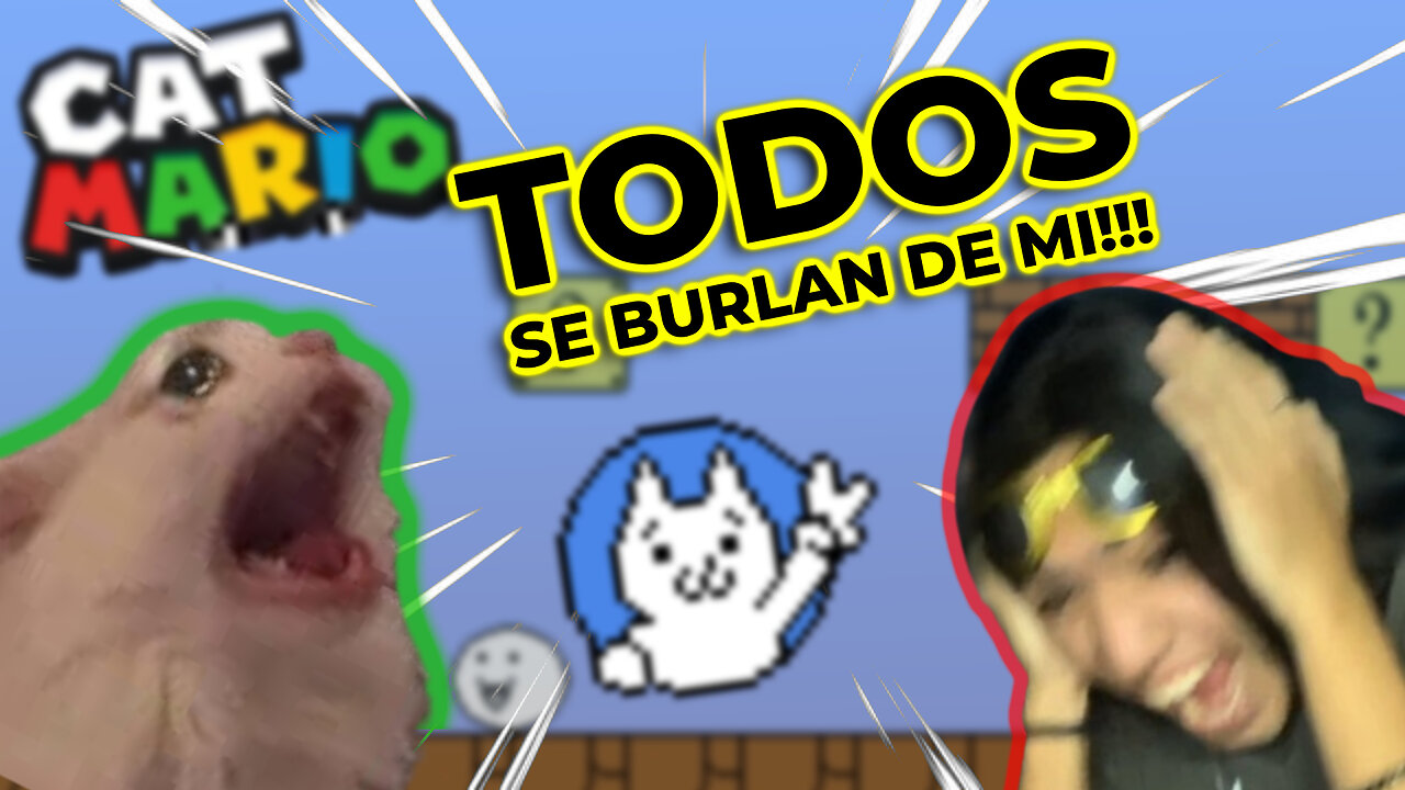 ESTE JUEGO ES IMPOSIBLE 😭​ | EL GATO MAU 😼​ | CAT MARIO 💢​.