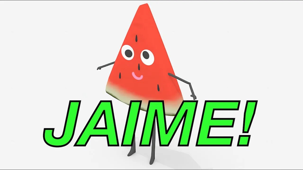 Happy Birthday JAIME! - WATERMELON Birthday Song