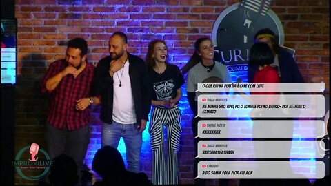 SHOW DE COMÉDIA ONLINE - Improvilive #11 - Jogos de Improviso