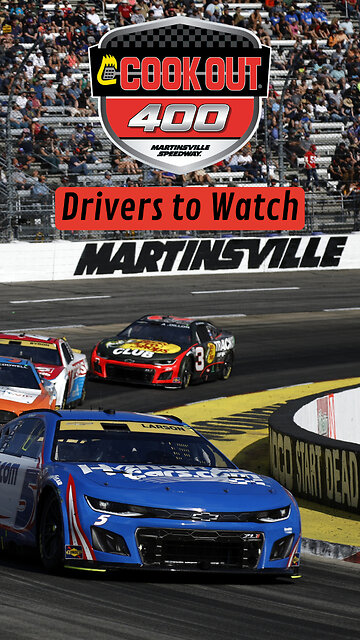 Drivers to Watch for in the Cook Out 400 from Martinsville Speedway