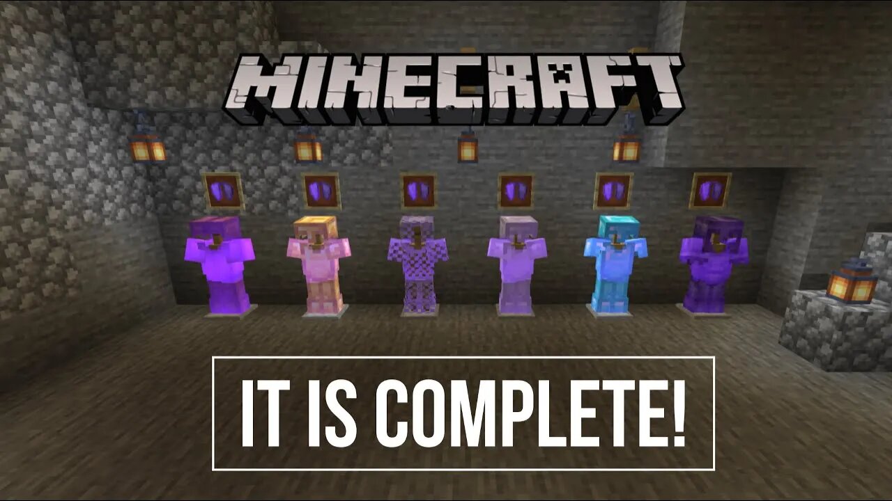 I've Aquired Every Minecraft Armor Set!