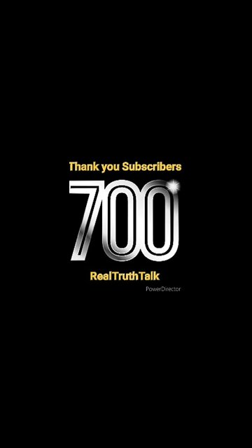 700 Thank You Subscribers 👍🏽