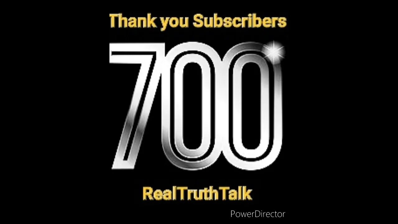 700 Thank You Subscribers 👍🏽