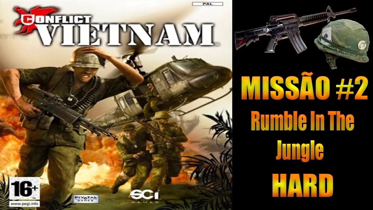 [PS2] - Conflict Vietnam - [Missão 2 - Rumble In The Jungle - Hard] - PT-BR - 60Fps - [HD]