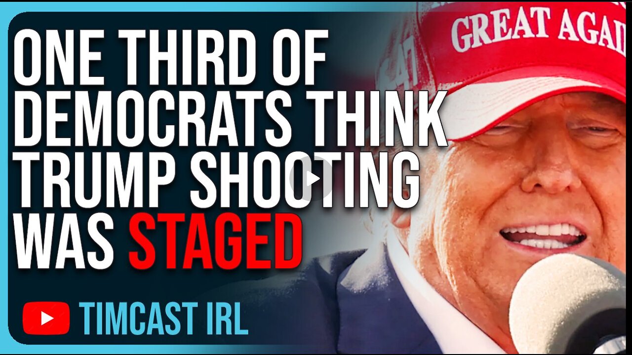 One Third Of Democrats Think Trump Shooting Was STAGED, Blue Anon