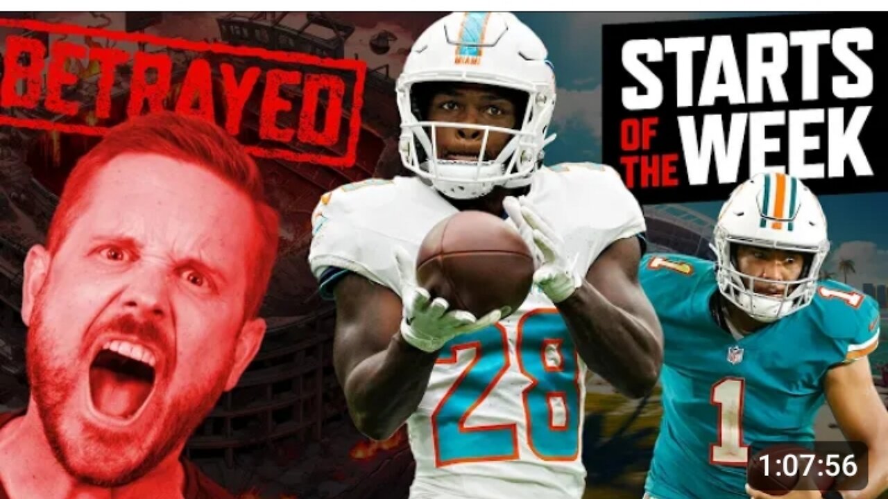 Starts of the Week + TRADE BETRAYAL, Week 11 Breakdown | Fantasy Football....