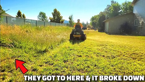 Elderly Tenant SURPRISED When I Offered To MOW This Jungle For FREE