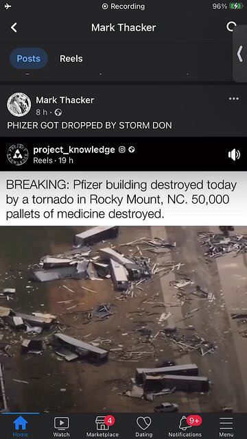 20/07/2023 Pfizer factory destroyed by tornado 50.000 pallets of vaccines damaged ?
