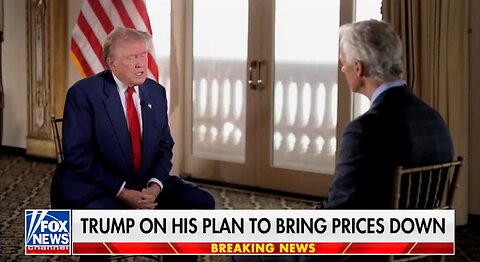 Trump Discusses The Border and His Economic Plan To Reduce Prices