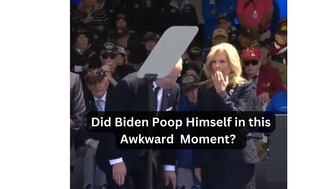 Biden's Bizarre Onstage Incident: Did Biden Poop Himself at the D-Day Ceremony?