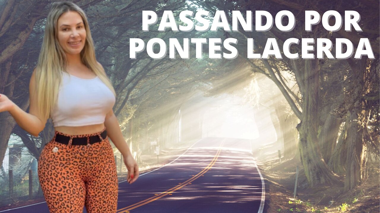 CANAL 1 NA TELA ALINE FUCHTER VOLTA A PONTES LACERDA, ESTRADA, VIAGEM, CAMINHÃO