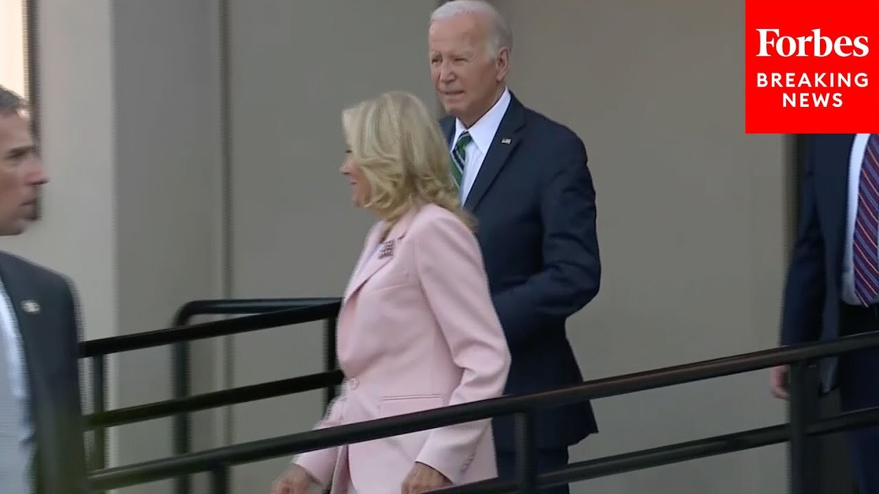 MOMENTS AGO: President Biden And First Lady Dr. Jill Biden Leave Dinner In New Orleans, Louisiana