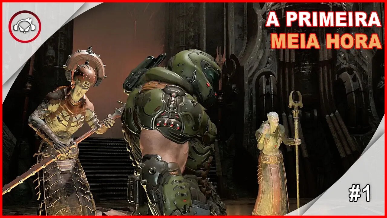 Doom Eternal, A Primeira Meia Hora #1 - Gameplay PT-BR
