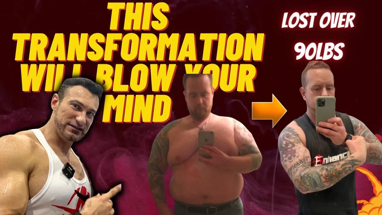 ROB LOST OVER 90 LBS | THIS TRANSFORMATION WILL BLOW YOUR MIND |
