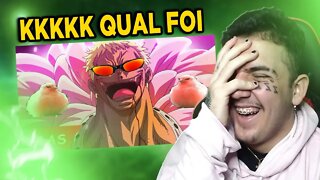 REACT [YTPBR] Rap do Doflamingo - UM GUEI