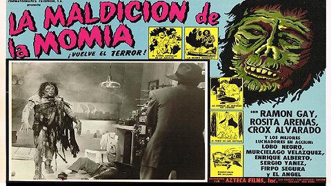 THE CURSE OF THE AZTEC MUMMY 1957 (La Maldicion De La Momia) Sequel to The Aztec Mummy FULL MOVIE Enhanced HD