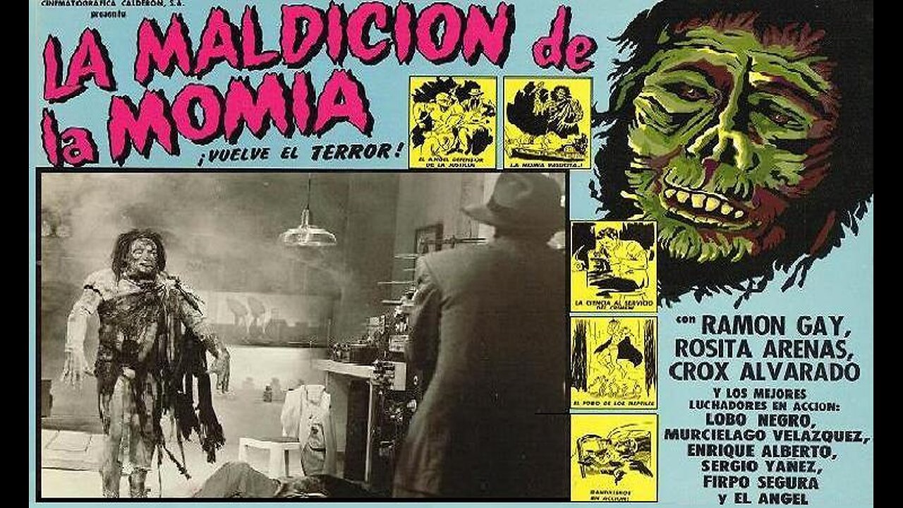 THE CURSE OF THE AZTEC MUMMY 1957 (La Maldicion De La Momia) Sequel to The Aztec Mummy FULL MOVIE Enhanced HD