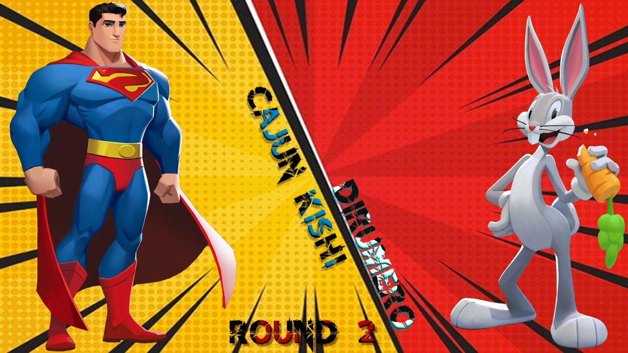 MultiVersus - Cajun Kishi vs DIRUMERO (Superman vs Bugs Bunny) Round 2