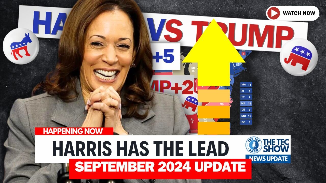 2024 Election Map Based on the Latest Poll in ALL 50 STATES! (September 2024 UPDATE)