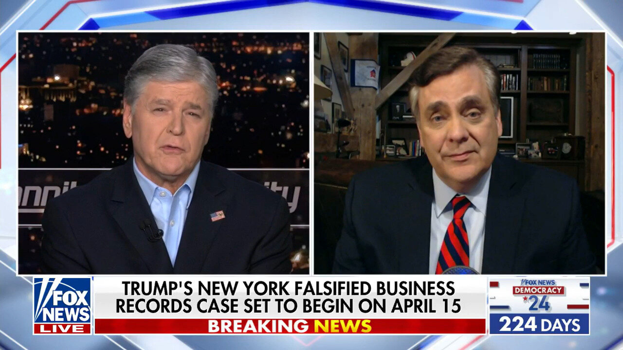 Jonathan Turley: Americans Don't Like Seeing What's Happening To Trump In New York