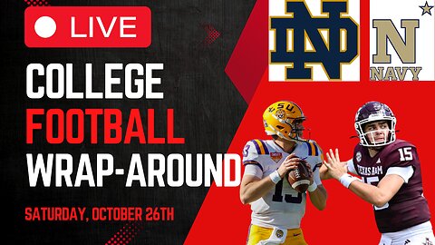 SEC First Place Matchup! | College Football Wrap-Around LIVE | Saturday, October 26th