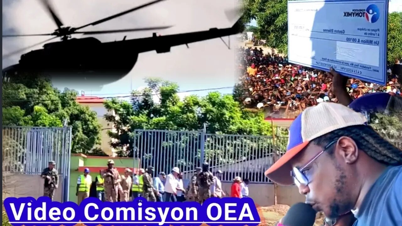 Flash ; 1 Miliyon Pou KaNAL wanamint lan /Video Misyon OEA Ateri Nan Wanamint