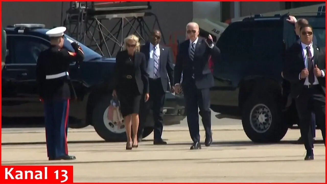 Bidens head back to Washington after weekend in Delaware