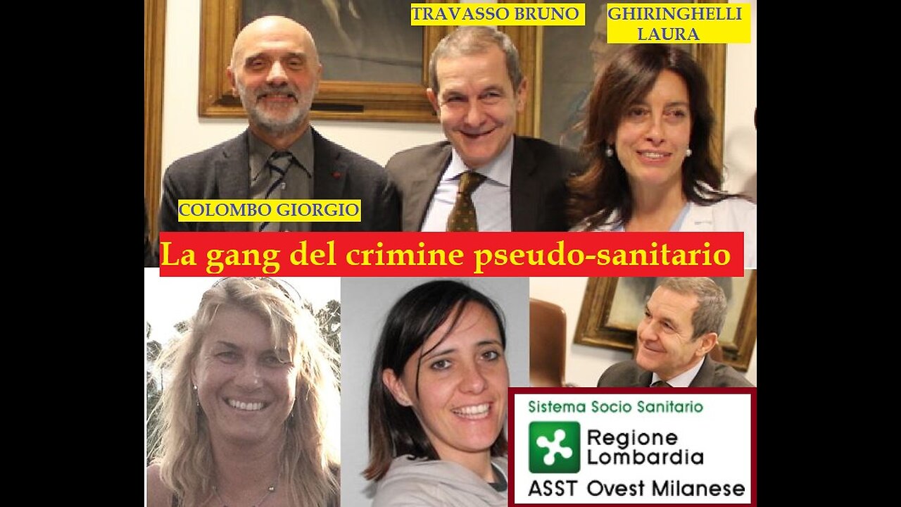 CPS = SANITA' ASSASSINA - LABORATORIO DI NDRANGHETA al NORD (2)