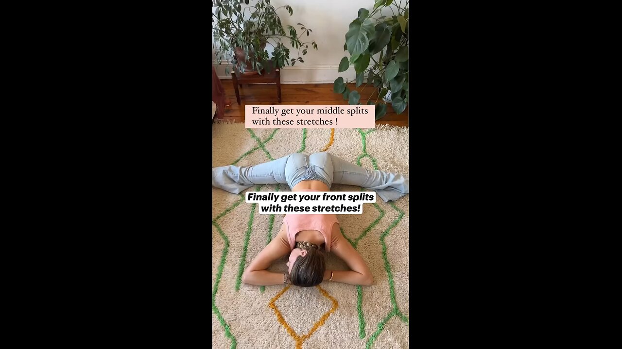 Finally get your front splits with these stretches!