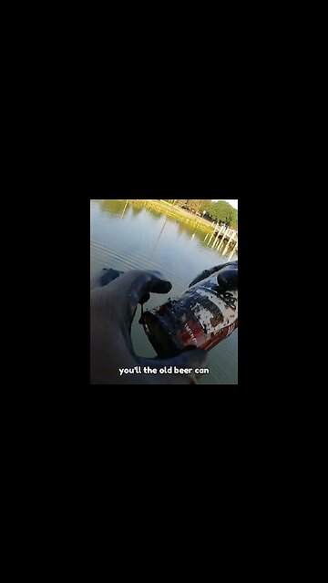 Magnet Fishing Hidden History Beneath the Surface! #magnetfishing