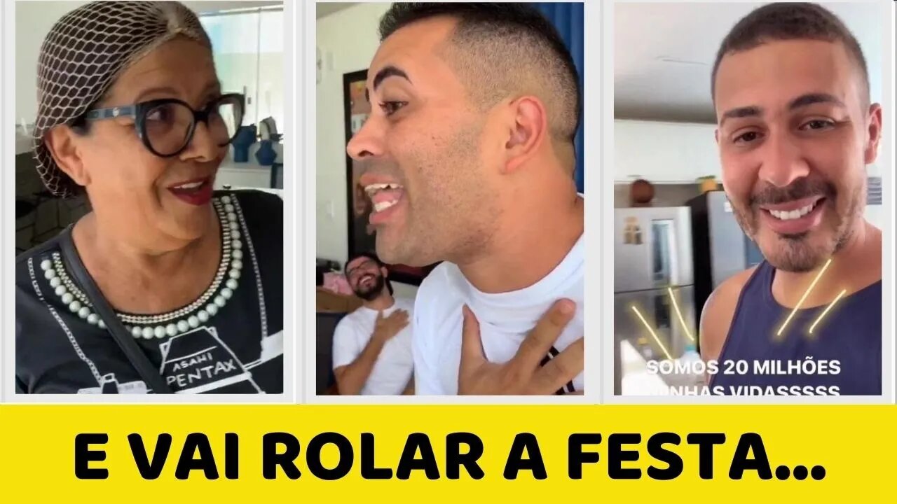 RESENHA DE ROMINHO COM MARIA e Carlinhos Promove Festa de Comemoração de 20 Milhões de SEGUIDORES