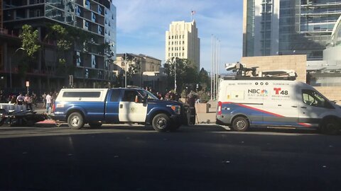 SJPD setting up road blocks to stop BLM/Antifa Protesters 6/1/2020