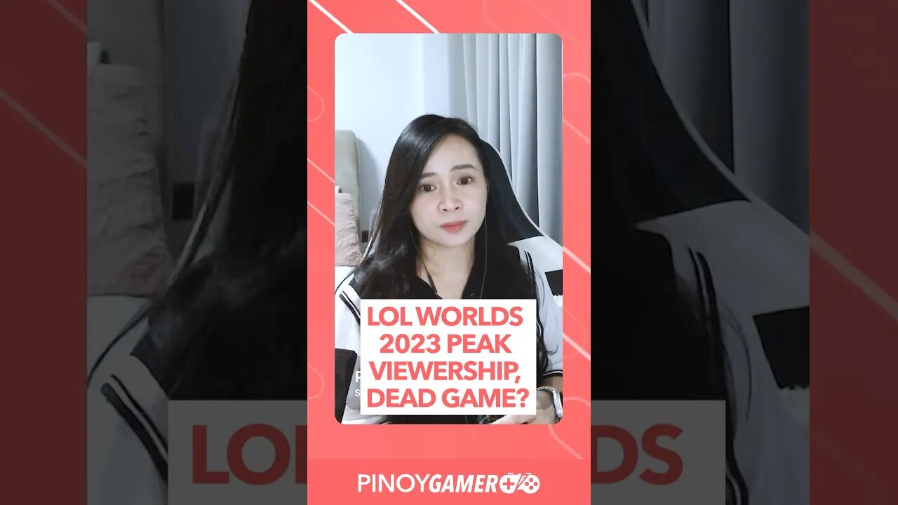 LoL Worlds 2023 Peak Viewership #lol #pinoygamer #podcast #ph #podcastphilippines #shorts #shortsph