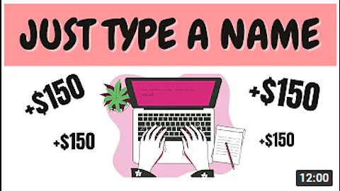 Earn $150 By Typing Names Easily (Make Money Online)