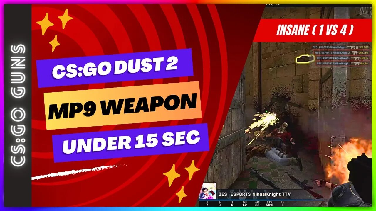 CSGO Dust 2: MP9 Underrated Weapon