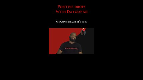 We Grind Because It’s Cool #dayodman #motivation #eeyayyahh #motivationalspeaker #positivity