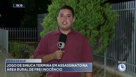 Briga em bar: Jogo de sinuca termina em assassinato na área rural de Frei Inocêncio