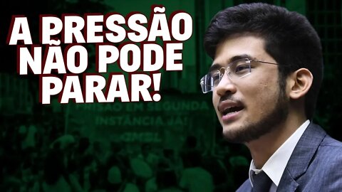 A PRESSÃO NÃO PODE PARAR!