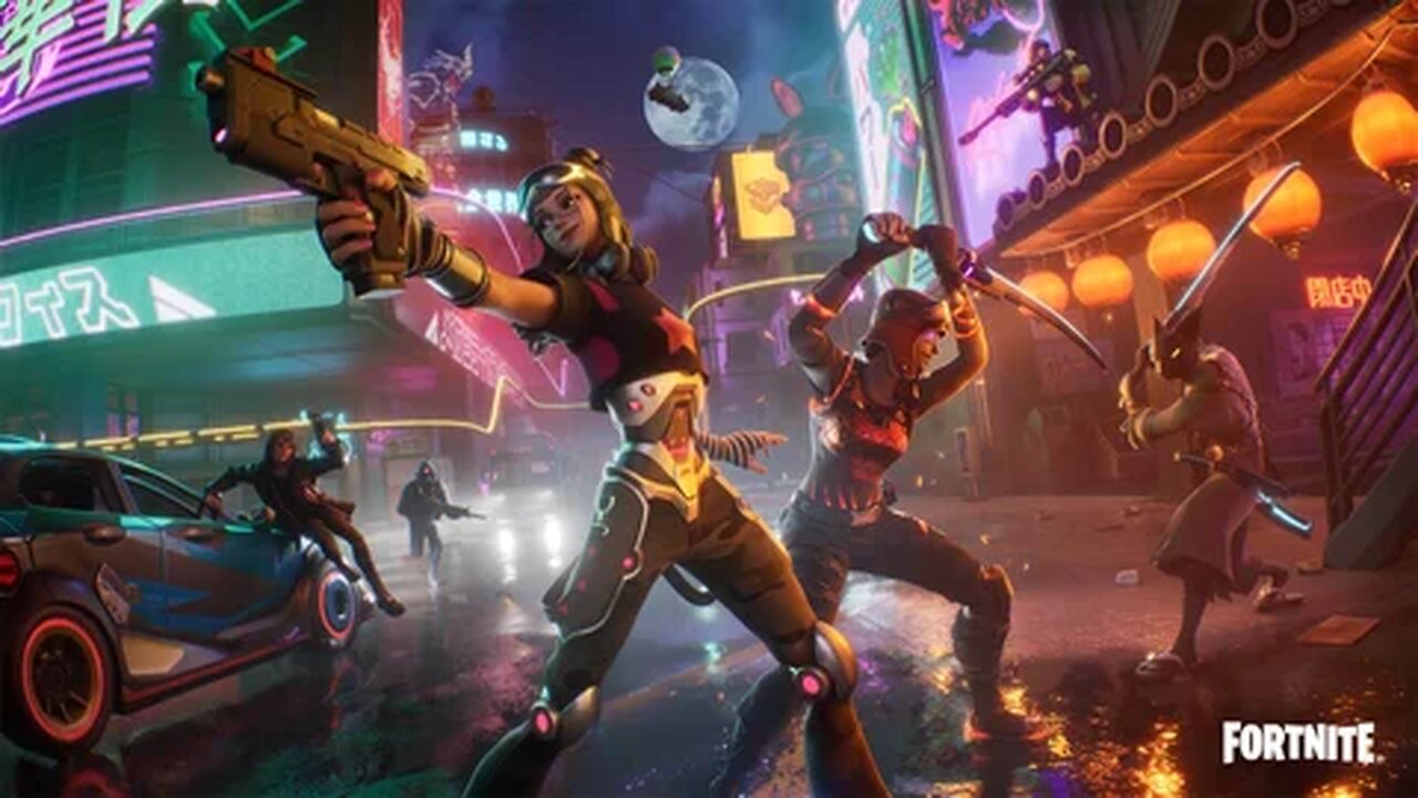 Gamer plays Fortnite