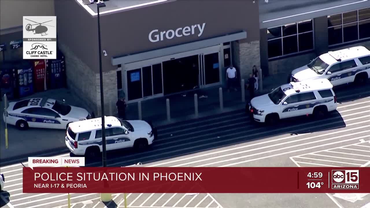 Police investigate shooting inside Phoenix Walmart