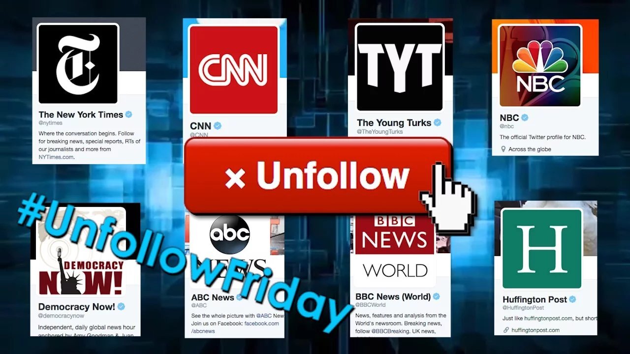 #UnfollowFriday to End #FakeNews Epidemic - #NewWorldNextWeek