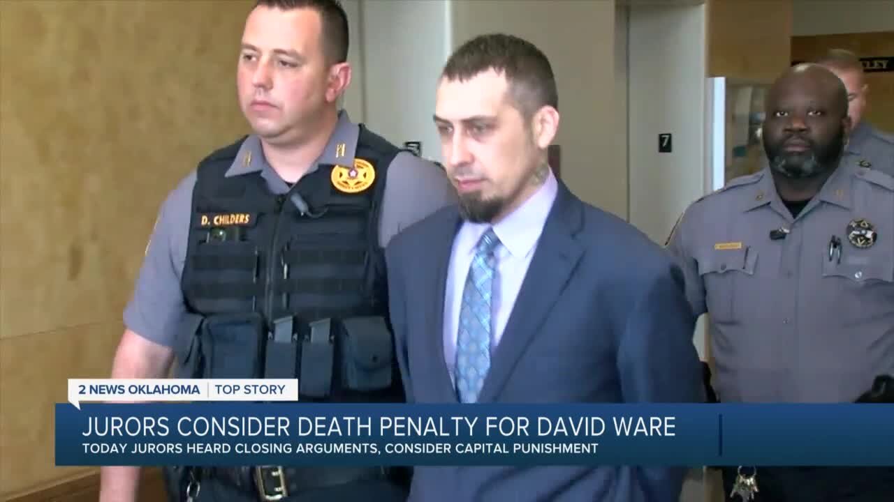 Jurors deciding murder sentence for David Ware