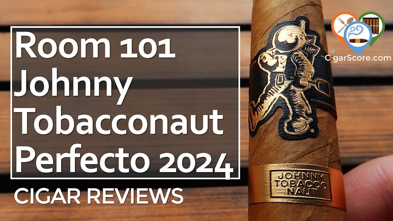 SMOOTH & DELICIOUS. The Room 101 Johnny Tobacconaut Perfecto 2024 - CIGAR REVIEWS by CigarScore