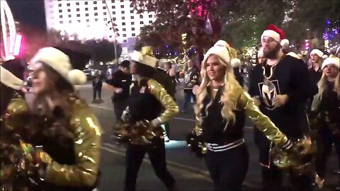 Vegas Golden Knights Pre-Game March W/Showgirls & Cheer Team -12/20/18